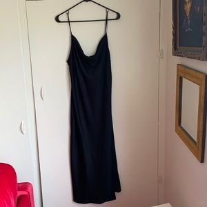 NWT Side Slit Slip Dress